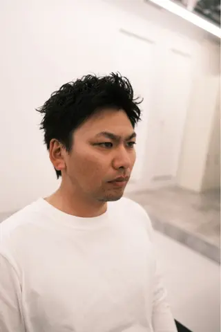 ショート パーマ メンズ メンズショート /梶本秀亮のヘアスタイル