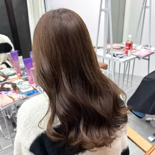 ロング カラー ヘアアレンジ ブリーチなしカラー /新百合ヶ丘/安形翔のヘアスタイル