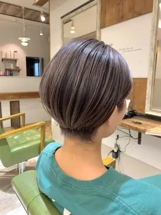 ショート カラー rinrin 天文館のヘアスタイル