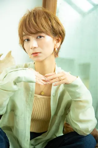 ショート 🌟モテ髪ショート 🌟店長 津賀涼のヘアスタイル