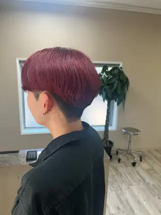 ショート カラー メンズ TIDEHAIR/ AYATOのヘアスタイル