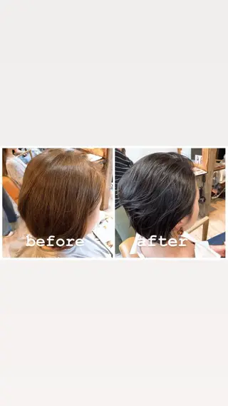 カラー 中村 優志のヘアスタイル