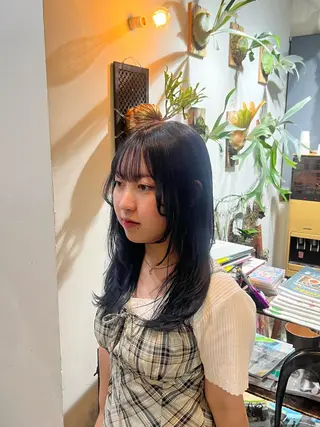 カラー 松原 樹里のヘアスタイル