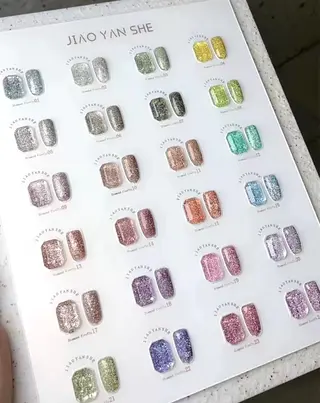 ショート めぐみのネイルサロン スタッフ練習のネイルデザイン