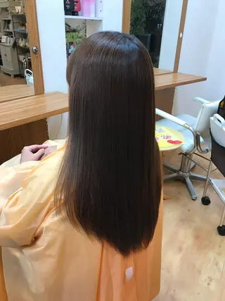 セミロング パーマ 縮毛矯正◇髪質 改善✨松下直揮のヘアスタイル