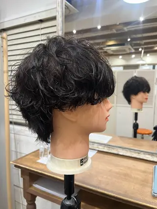 パーマ メンズ Cielo【シエロ】所属・Cielo 🐈‍⬛ sawa 🐈‍⬛のヘアスタイル