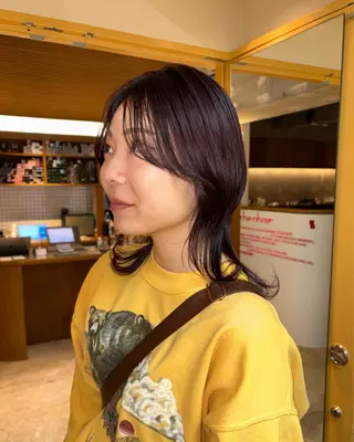 ミディアム カラー パ ルのヘアスタイル
