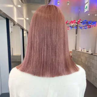 ショート カラー ヘアアレンジ メンズ キッズ ネイル マツエク・マツパ アイブロウ ボブ×柔らかいカラー 🌷misaki𓍼のヘアスタイル