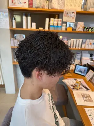 ショート パーマ メンズ 🔥KOSEI🔥 波巻き/ツイスパのヘアスタイル