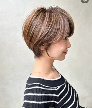 ショート 大野 仁のヘアスタイル