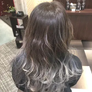 セミロング カラー 杉田 一浩のヘアスタイル