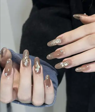 ネイル By moonネイル 🌷ワンホン/韓国風のネイルデザイン