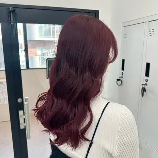 ロング カラー 💎艶々ハイトーン MOE💍🤍のヘアスタイル