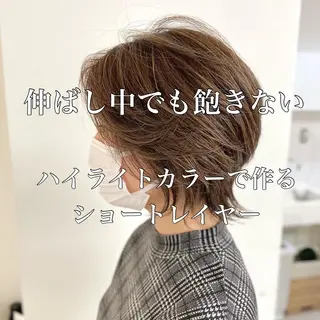 ショート カラー 平田 健一のヘアスタイル