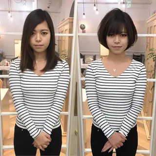 ショート カラー 大人可愛いショート* NoWL栗原隆成のヘアスタイル