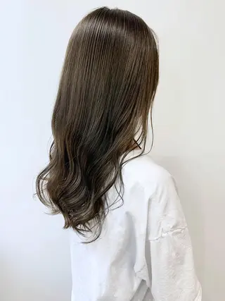 セミロング 縮毛矯正×髪質改善 店長　DAITOのヘアスタイル
