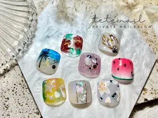 ネイル tete. nailのネイルデザイン