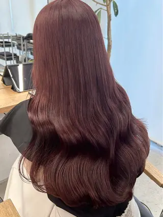 ロング カラー ヘアアレンジ 韓国/ハイトーン/ ボブ🎀MIKU🎀のヘアスタイル