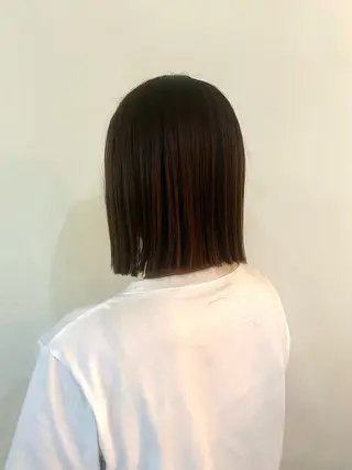 ミディアム ミディアムレイヤー/ 艶カラーNorikaのヘアスタイル