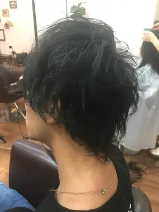ショート パーマ 松村 崇弘のヘアスタイル
