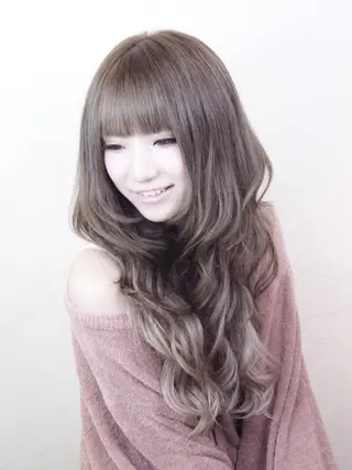 ロング パーマPrivate SalonNoa名駅のヘアスタイル