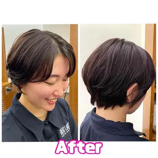 ショート Paddle所属・似合わせレイヤー/ ニュアンスパーマ高倉のヘアスタイル