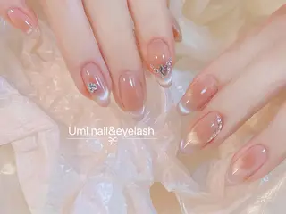 ミディアム Umi nail& eyelash ゆみのマツエク・マツパデザイン