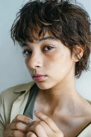 ショート カラー 新宿/美髪矯正 髪質改善/韓国風山本のヘアスタイル