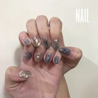 ネイル 【淡色color/ nail】maikoのネイルデザイン