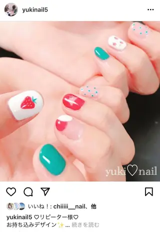 ネイル yuki♡nail 光が丘駅7分のネイルデザイン
