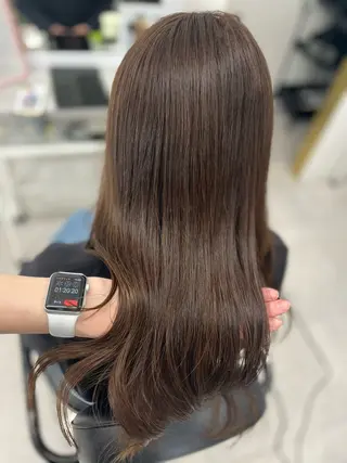 セミロング カラー 🫧ぷる艶カラー🫧 Yuubi🦩のヘアスタイル