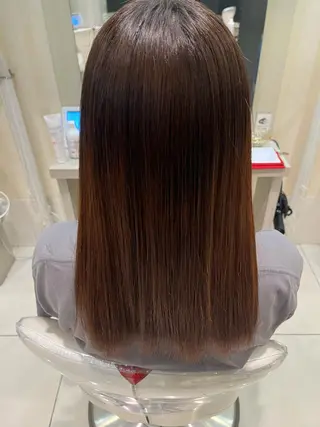 ロング EARTH勝田台 吉永嵐のヘアスタイル