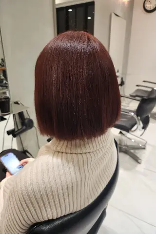ショート カラー RUA💜 ボブカット💜のヘアスタイル