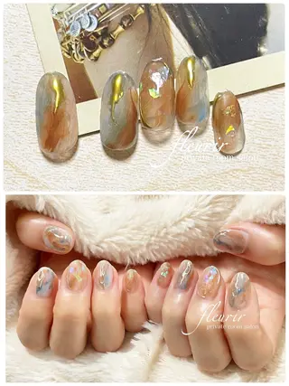 ネイル フルリール 【プライベートサロンのネイルデザイン