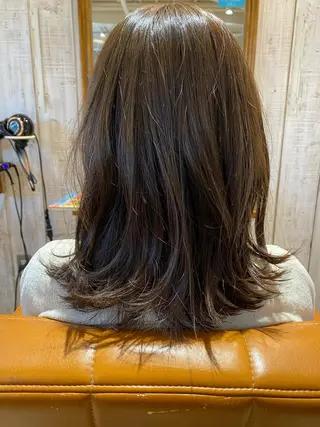 セミロング 艶美髪マスター 店長✂︎YUKKEのヘアスタイル