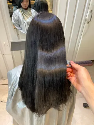 ロング カラー 💘韓国レイヤー上 品カラーruru💘のヘアスタイル
