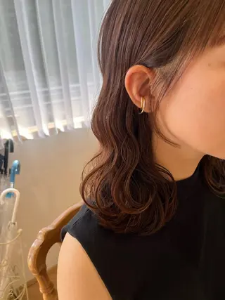 ミディアム カラー パーマ ヘアアレンジ メンズ キッズ ネイル マツエク・マツパ アイブロウ merc. 🌼せのおのヘアスタイル