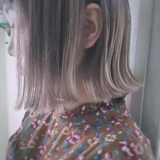 ショート カラー パーマ ヘアアレンジ 推し活専用 【派手髪】飯野ゆかりのヘアスタイル
