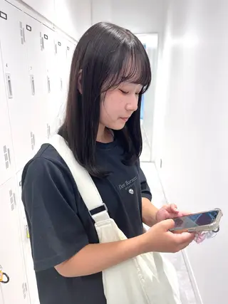 セミロング カラー レイヤーカット×艶髪 /Ayanaのヘアスタイル