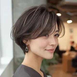 ショート ショート/脱白髪染め /鎌倉/コウスケのヘアスタイル