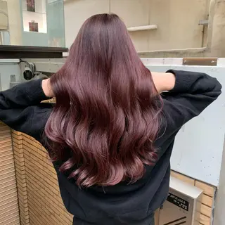 ロング カラー LAFF きよののヘアスタイル