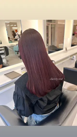 ロング ParveMix 宮﨑 梨里のヘアスタイル