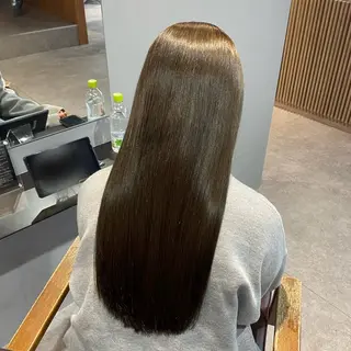 ロング カラー Mimi🎀ブリーチ なし透明感 Ｗカラーのヘアスタイル