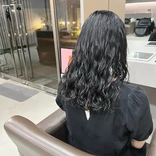 ミディアム パーマ ボブパーマコテ巻き風 パーマNo1深江秀平のヘアスタイル