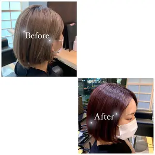 ショート ⭐️似合わせアップ ⭐️並木奏絵のヘアスタイル
