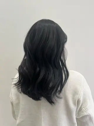 ミディアム カラー パーマ ヘアアレンジ 🌈インナーカラー ‘ショウマ’🌈のヘアスタイル