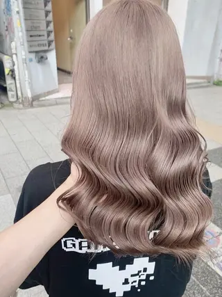 セミロング カラー 韓国ヘア特化 TAKESHIのヘアスタイル