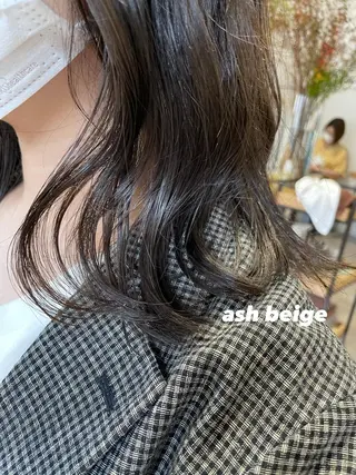 ミディアム カラー パーマ ヘアアレンジ 🌿AMANE🌿 sakiのヘアスタイル