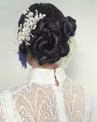 ロング ヘアアレンジ KAWATOKO MISUZUのヘアスタイル