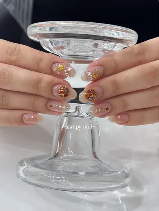 ネイル 韓国ネイル/ワンホン ネイル🎀表参道3分のネイルデザイン